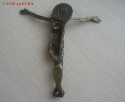Накладка на Крест Напрестольный Распятие Христа Серебро Оцен - 329.JPG