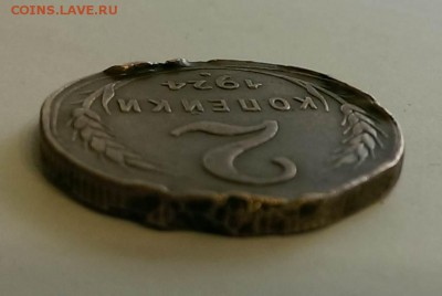 Загрызли :) 2 копейки 1924 - 2-24-3