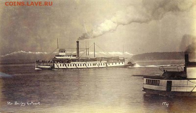 Монеты с Корабликами - Bailey_Gatzert_(sternwheeler)_at_Seattle_ca_1891.JPG