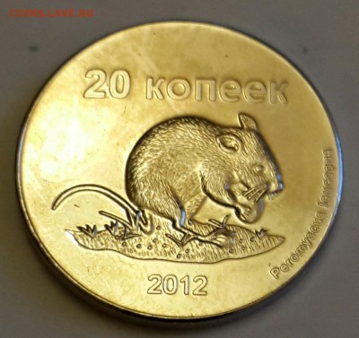 20 копеек 2012 года. Чеченская республика. С рубля. До 16.03 - 20160221_173734-1