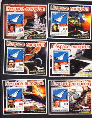 Коморы 2006 Космос транспорт 6 блоков - 32