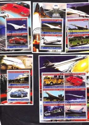 Джибути 2006 Космос транспорт 4блока+лист - 33