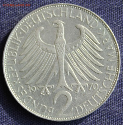 С 1 руб. ФРГ 2 марк  1970г. "J" МАКС ПЛАНК до 17.03 в 22-00 - IMG_0481.JPG