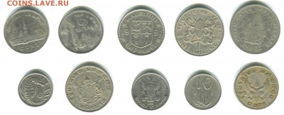 Лот монет №4, 10шт 1965-95г 17.03.16 22-00 - 70-4-а