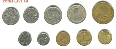 Лот монет №5, 10шт 1972-2002г 17.03.16 22-00 - 70-5