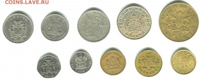 Лот монет №5, 10шт 1972-2002г 17.03.16 22-00 - 70-5-а