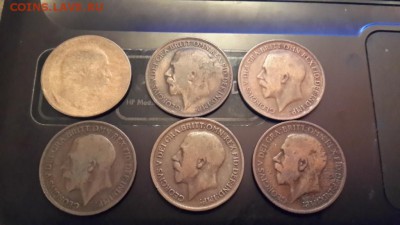 ONE PENNY(Великобрит)Короткий Блиц. 6 шт.1909,13,14,15,16,21 - 5