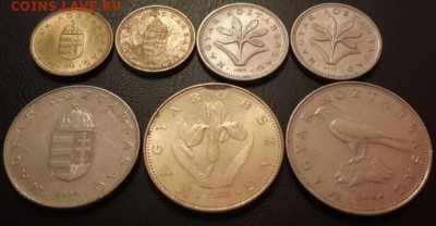 Венгерские форинты: 1,1,2,2,10,20,50 Короткий Блиц.13.03 - 4