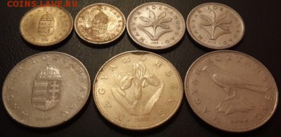 Венгерские форинты: 1,1,2,2,10,20,50 Короткий Блиц.13.03 - 3