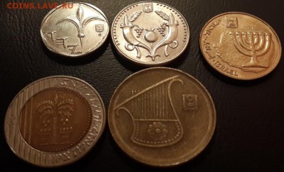 НОВЫЙ ИЗРАИЛЬСКИЙ ШЕКЕЛЬ. 5 шт. С 1 р.Короткий. 13.03. 22.00 - 2