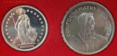 Швейцария годовой набор и юбилейные 5 фр. 1975 г. на оценку - DSC04001.JPG