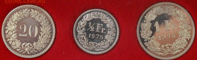 Швейцария годовой набор и юбилейные 5 фр. 1975 г. на оценку - DSC03998.JPG