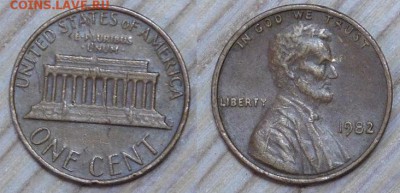 США 1 цент, 10 шт. по 1р. до 15.03.2016 22-00 - 1982.JPG