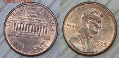 США 1 цент, 10 шт. по 1р. до 15.03.2016 22-00 - 1993.JPG