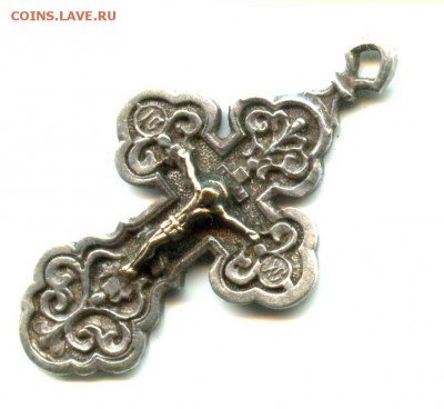 СТАРИННЫЙ КРЕСТИК, СЕРЕБРО 2.4 гр, 30 руб.гр - img624