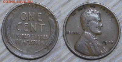 США 1 цент 1927 год с 1р. до 15.03.2016 22-00 - 1927.JPG