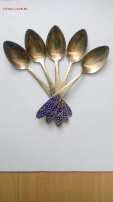 СТАРИННОЕ СЕРЕБРО (ложки) 5 предметов! Старт 40 руб, грамм! - CM160312-16322822