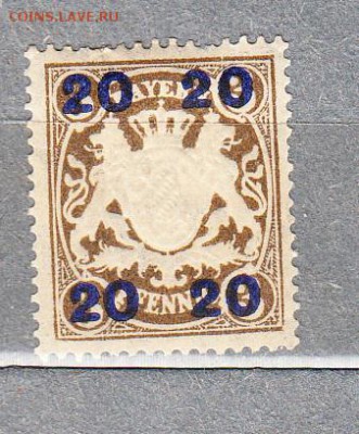 Бавария 1920 надпечатка 20 - 10
