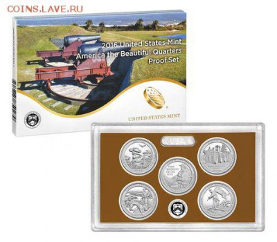 ДДД-8500₽. Альбомы. Бразилия. США. СССР - Квотеры 2016 пруф 3