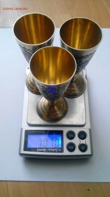 СТАРИННОЕ СЕРЕБРО 3 рюмки 107 гр. СТАРТ 40 руб гр . - CM160312-17312737