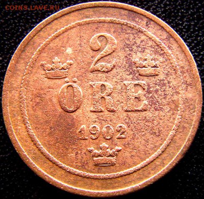 Швеция_2 эре 1902; до 12.03_22.30мск - 8673