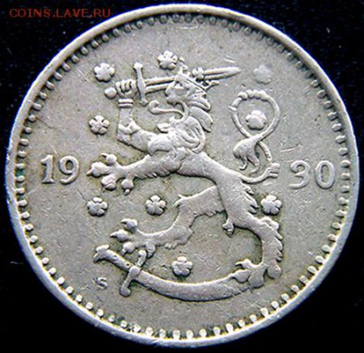 Финляндия_1 марка 1930; до 13.03_22.02мск - 10942