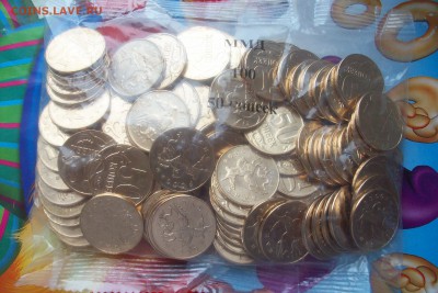 50 копеек 2014 UNC Лимонка из мешка упаковка 100 штук - 102_0895.JPG