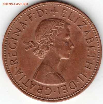 Великобритания. 1 пенни 1964 г. до 24.00 19.03.16 г. - Scan-160312-0009