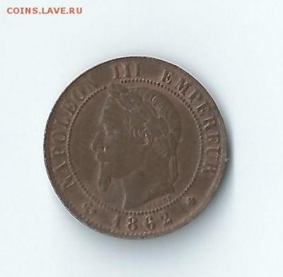 Франция 1 сантим 1862 до 18.03.2016 21:00 - Франция3 02