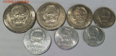 Монеты Монголии 1980-1981год.UNC. 50,20,15,10,5,2,1 мунг. - IMG_20160124_110811