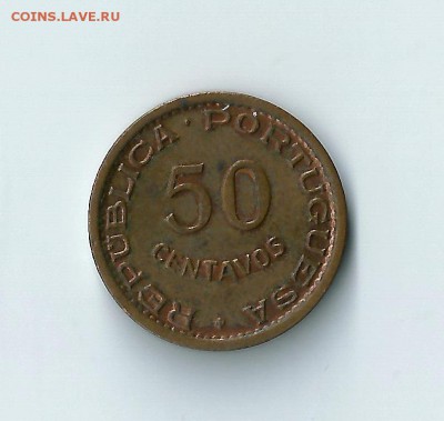 Португальская Ангола 50 сентаво 1953 до 18.03.2016 21:00 - Португальская Ангола 01