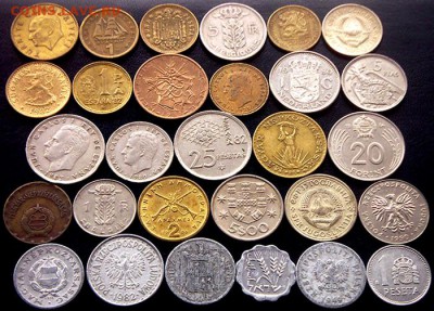 52 разные зарубежные монеты (см. описание). До 13.03_22.30мс - 2