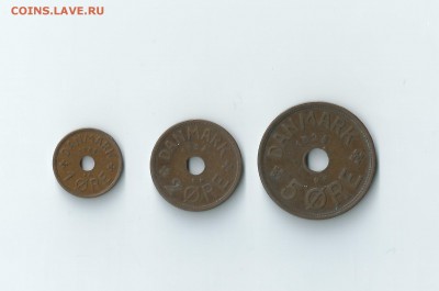 Дания 1,2,5 эре 1928-1938 до 18.03.2016 21:00 - Дания 01
