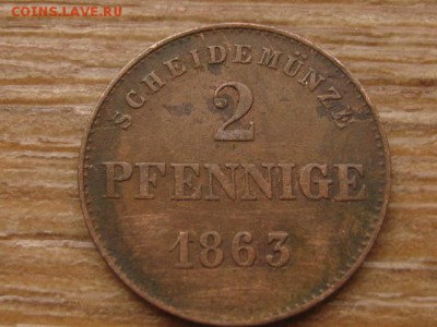 Саксен Майниеген 2 пфеннинга 1863 до 15.03.16 в 21.00 М - IMG_9386.JPG