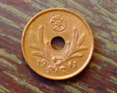 ФИНЛЯНДИЯ - 10п 1941 с отверстием до 20.03, 22.00 - Финляндия 10 пенни 1941 с отверстием