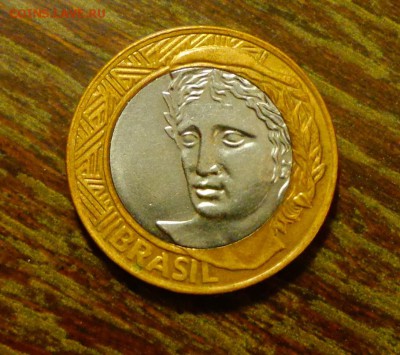 БРАЗИЛИЯ - ГОЛОВА БИМ до 20.03, 22.00 - Бразилия - 1 реал Голова БИМ 2010_1