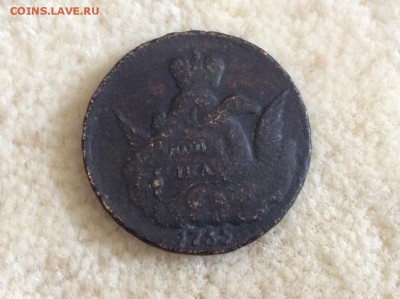 Облачная копейка 1755 года ММД - image