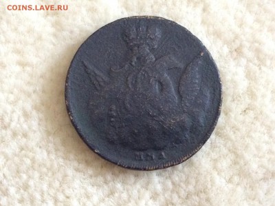 Облачная копейка 1755 года ММД - image