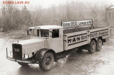 Первый грузовик MAN, далёкий 1903г. - Первый грузовик