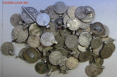 10, 15 и 20 копеек до 1917 года с напайками 82 штуки - IMG_9799.JPG