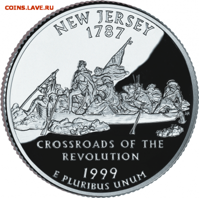Монеты с Корабликами - 1999_NJ_Proof