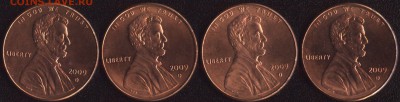40+ иностранных юбилейных монет по ФИКСированной цене - США цент (2)