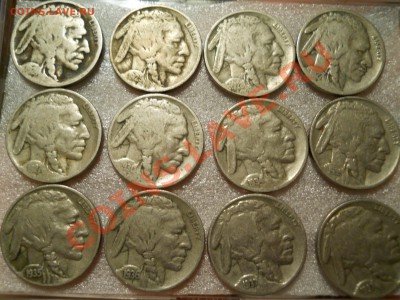 Оценка Buffalo 5 центов, 12 штук. 20 - 30 ые годы - DSCN0263.JPG