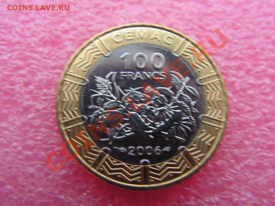 -БМ-КФА Центр.- 100 франк 2006(флора+спорт) -- 26,10 22-00 - 100 франк 2006 (1).JPG