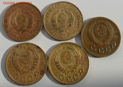 Монеты 1 копейка 1926,28,37,38,49 год СССР до 18.03.16 - SAM_5980.JPG