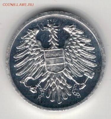 Австрия 2 гроша 1976 до 21.03.16 в 22.00мск (В10) - 4-ав2г76