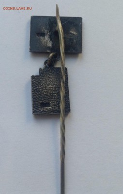 Знак Ленин 100 лет с подвесом серебро - image