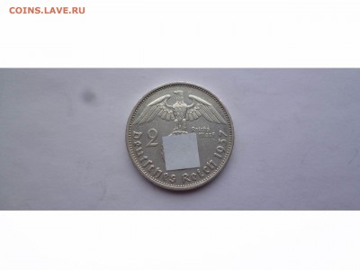 ГЕРМАНИЯ 2 марки 1937г. "F",  до 21-30 18.03.16 - товар 6128