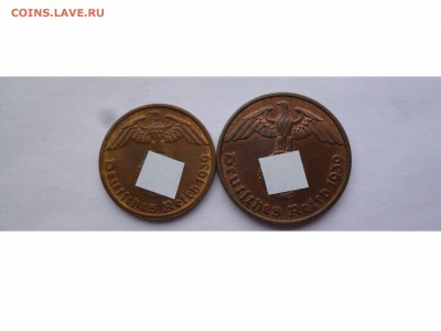 ГЕРМАНИЯ 1 пф.1939"D" и 2 пф.1939"E" до 22-00 18.03.16 - товар 6130