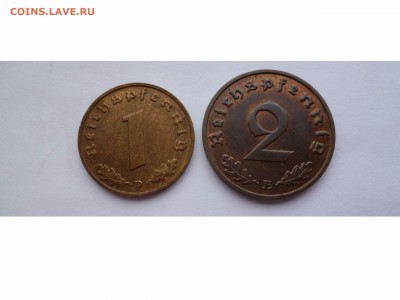 ГЕРМАНИЯ 1 пф.1939"D" и 2 пф.1939"E" до 22-00 18.03.16 - товар 6129